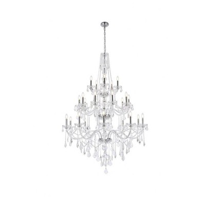 Elegant Lighting Verona 25 - Light Chandelier in  Chrome