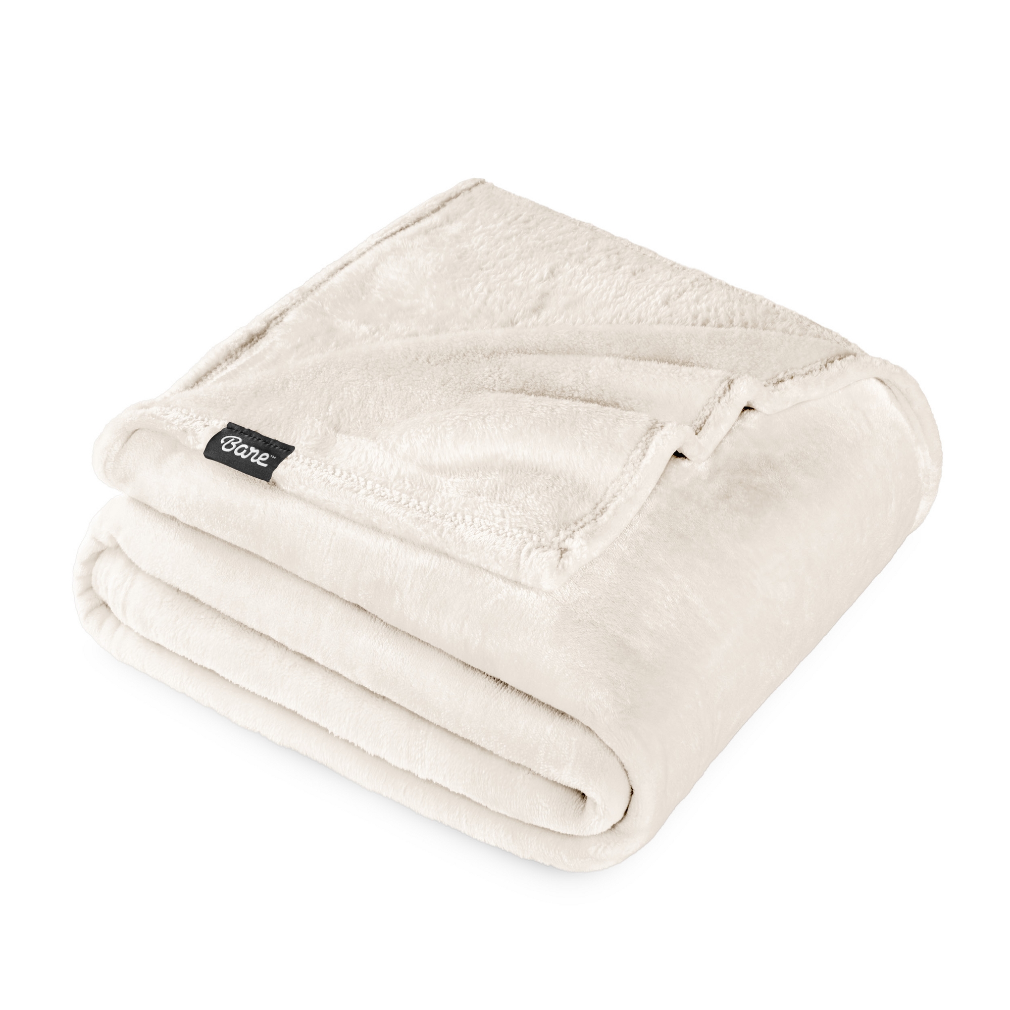 Microplush Fleece Bed Blanket by Bare Home - King, Vanilla