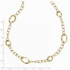 Black Bow Jewelry 14k Yellow Gold Italian 10mm Open Link Necklace, 16-18 Inch - 2 of 4