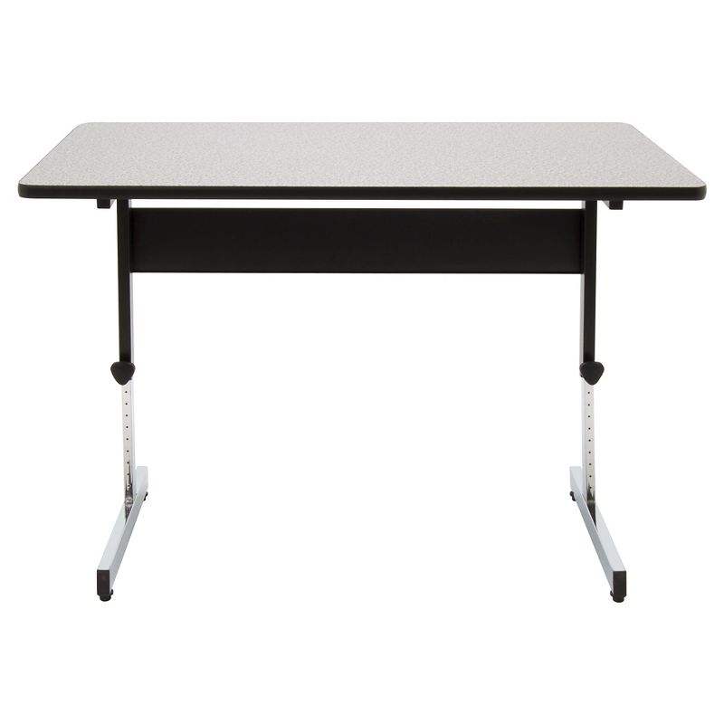 47.5&#34; Canvas &#38; Color Adjustable All Purpose Desk Black/Gray - Calico Designs, 3 of 8