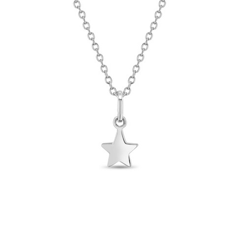 Girls' Large Star Of David Sterling Silver Necklace - In Season Jewelry :  Target