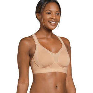 Jockey Forever Fit Women's Mid Impact Molded Cup Active Bra - 1 of 4