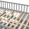 NicBex Full Size Bunk Bed with Desk Loft Bed Bed Frame with Shelves, Wardrobe, Storage Stair and Full Length Guardrails, No Box Spring Required - 4 of 4