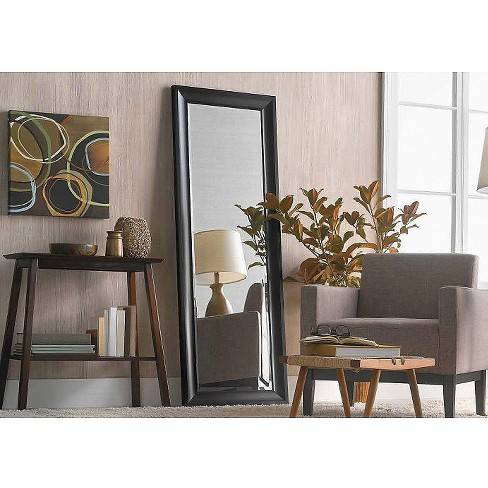 Peyton Leaner Floor Mirror Black Threshold