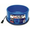 Farm Innovators 60 Watt Premium Plastic Heated Pet Water Bowl with Advanced Thermostatic Control for Large Dogs and Cats, 4 Pack, Blue, - 4 of 4