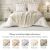 Amelie Home Chenille Throw Blanket, Checkered Knit Decorative Sofa & Bed Blanket, Soft Cozy Style - 3 of 4