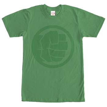 : Men\'s Hulk Marvel Face Target T-shirt