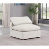Meridian Furniture,Indulge Vegan Leather Armless Chair - 2 of 4
