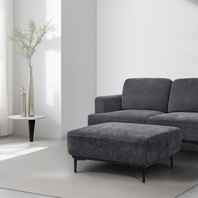 36" Wide Upholstered Ottoman For Living Room