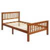 Whisen Twin Size Wood Platform Bed with Headboard and Footboard - 4 of 4