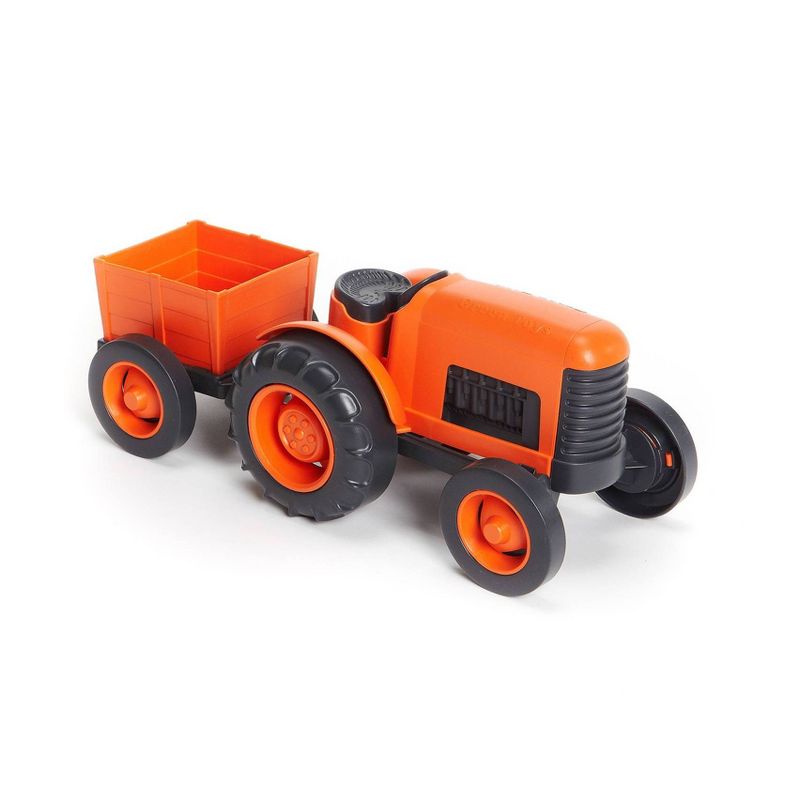 Green Toys Tractor Vehicle - Orange, 3 of 10
