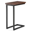 Vynxaria C-Shaped Coffee Tables - Dark Cognac Brown Elegance - 3 of 4