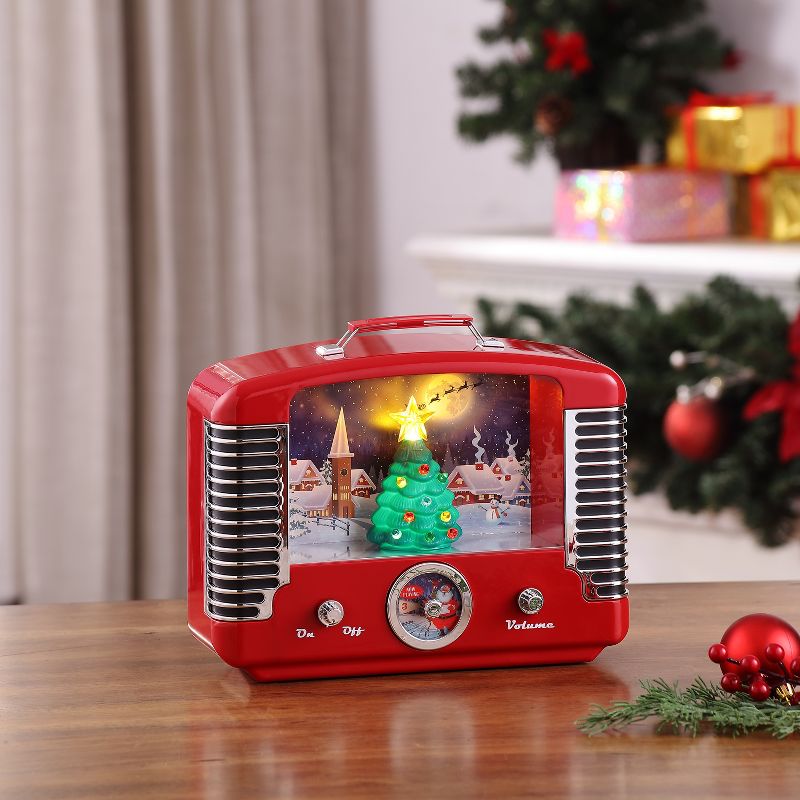 Mr. Christmas Nostalgic LED Retro Radio Musical Christmas Decoration, 3 of 6