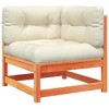 vidaXL Outdoor Patio Sofa Set - 10 Piece Modular Pine Wood Furniture with Cushions, Weather-Resistant for Garden/Terrace - 4 of 4