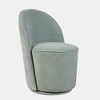 Jofran,Landon Mid-Century Modern Upholstered Swivel Dining Chair (Set of 2) - 2 of 4