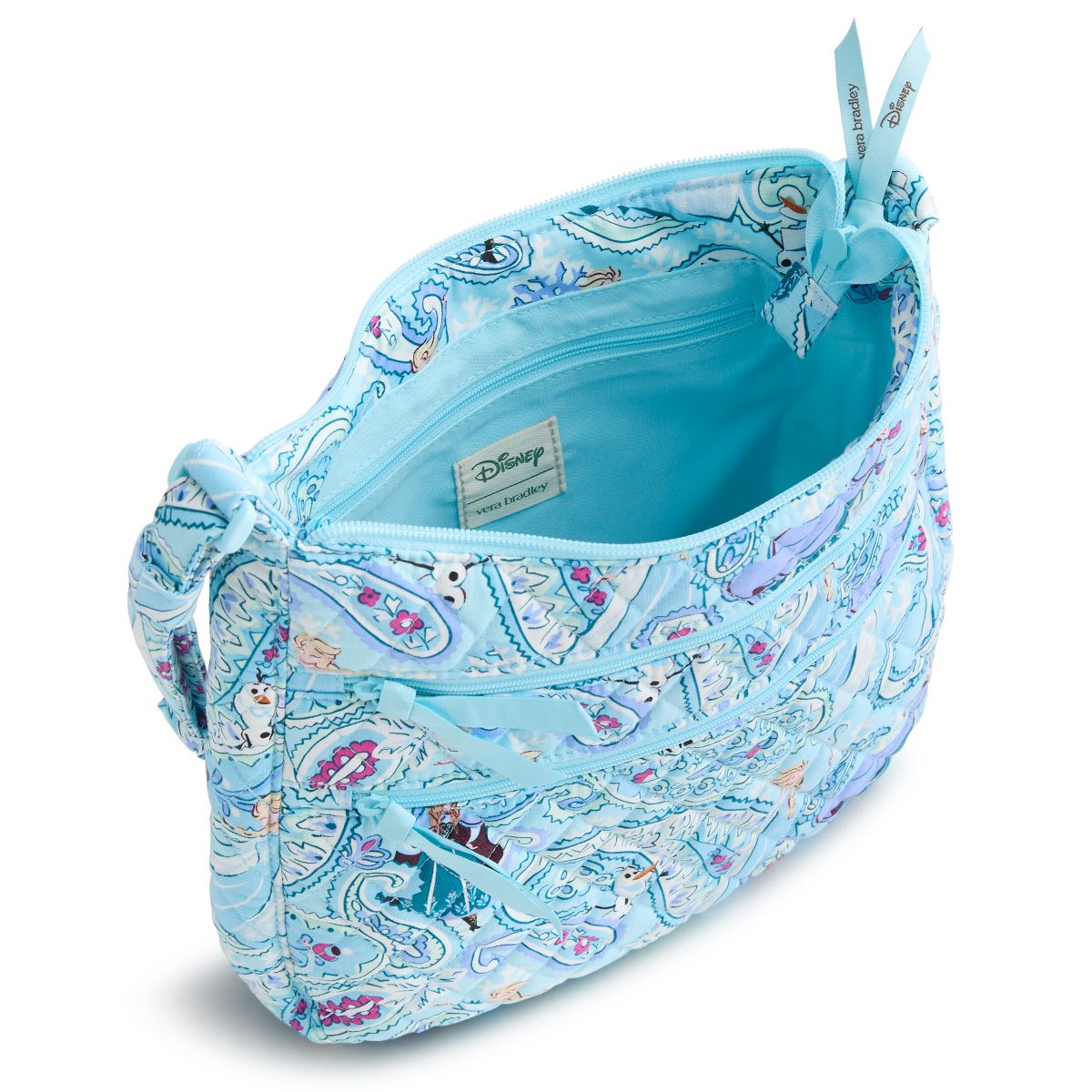 Vera Bradley Women's Outlet Disney Frozen Cotton Trio Zip Hipster - thumbnail 3