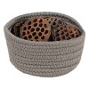 Colonial Mills Peek-A-Boo Basket and Lid - Grey - 4 of 4