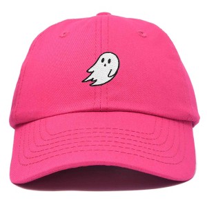 Dalix Ghost Embroidered Mens Womens Cotton Dad Hat Baseball Cap Adjustable - 1 of 4