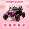 24V Ride On Car for Kids, 4WD Battery Powered Off-Road Electric UTV with Remote Control, 2 Seater Ride On Toy with High/Low Speed - 3 of 4