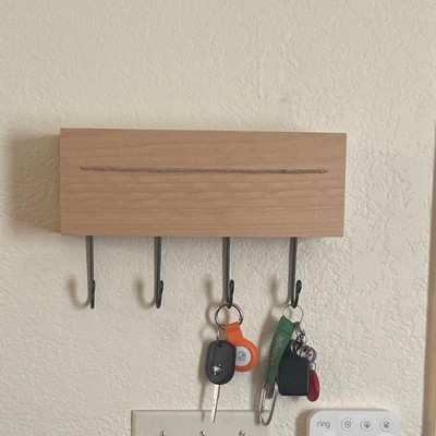 Beechwood Wall Storage With Hooks - Threshold™ : Target