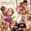 Plaxsoon 1015pcs Flower Bouquet Building Set Valentines Day, 18 Flowers Rose Building Block, Botanical Collection Toy for 6+ - 3 of 4