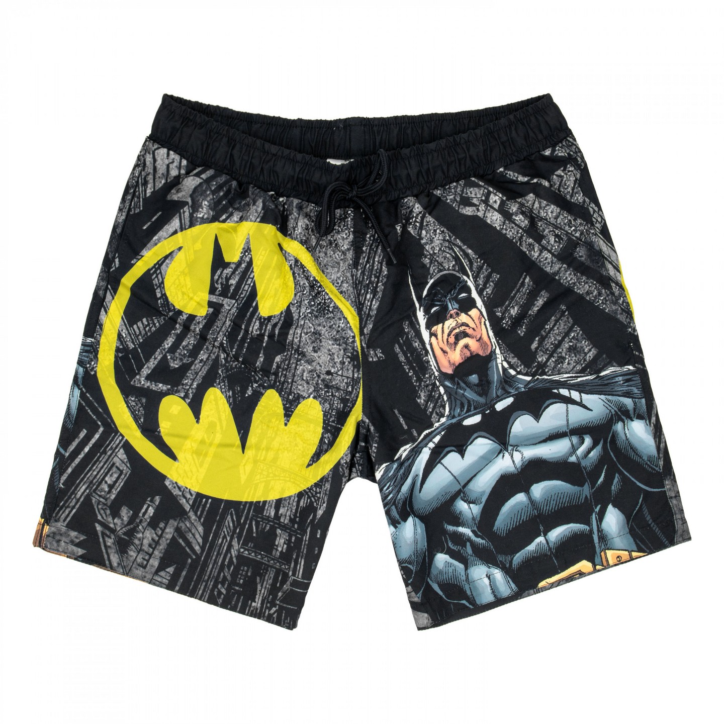 Мужские шорты Batman City Bat Signal Swim Board Shorts - XLarge — фото 1