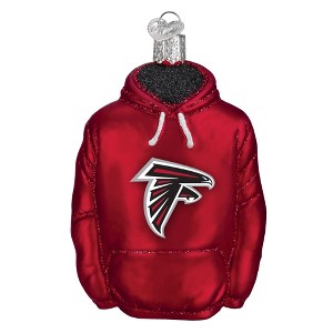 Old World Christmas Blown Glass Ornament for Christmas Tree, Atlanta Falcons Hoodie - 1 of 3