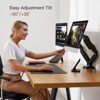 Dual Monitor Stand, Adjustable Monitor Desktop Mount,  for 13 to 32 Inch Computer Screens - Each Arm Holds 4.4 to 19.8lbs - 3 of 4