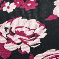 black rose floral