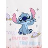 Disney Stitch Toddler Dress Ruffle Long-Sleeve Mesh Overlay Tulle Dress - 4 of 4