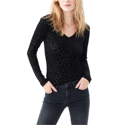 Aeropostale Womens Sheer Burnout Basic T-Shirt