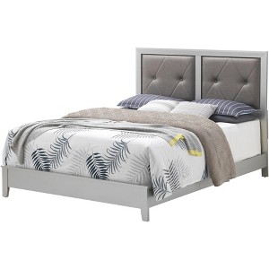Passion Furniture Primo Upholstered Queen Panel Bed - 1 of 4