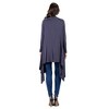 Womens Extra Long Open Front Cardigan - 24seven Comfort Apparel™ - 3 of 4