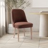 WestinTrends Mid-Century Modern Upholstered Boucle Dining Chair - 2 of 4
