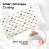 KeaBabies Toddler Pillowcase for 13X18 Pillow, Organic Toddler Pillow Case, Travel Pillow Case Cover - 4 of 4