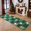Christmas Checkered Accent Rug with Non Slip Backing - 3 of 4