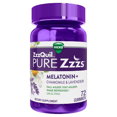 Pure Zzzs Melatonin Gummies - Wildberry Vanilla - 72ct