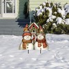 Briarwood Lane Winter Metal Art 26x19 Snowman Pair For Winter Metal Art - 2 of 3