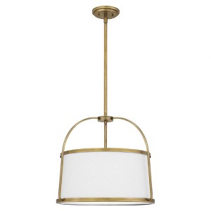 Quoizel Lighting York 4 - Light Pendant in  Weathered Brass - 1 of 4