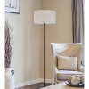 Cal Lighting 150W 3 wayt Cromwell Metal Floor lamp with Linen Shade - 4 of 4