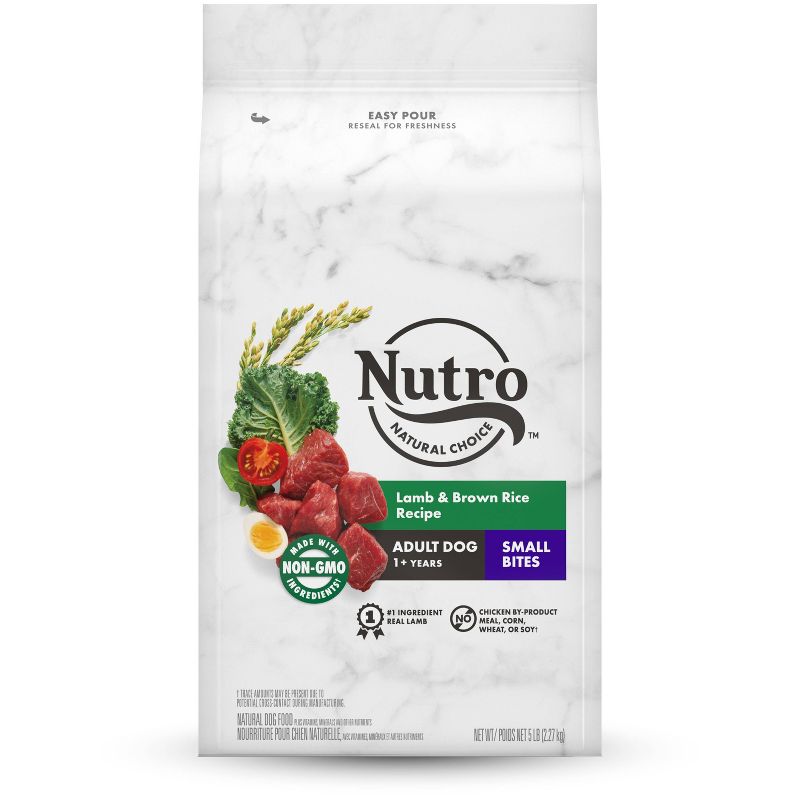 Nutro  Natural Choice Small Bites Lamb and Brown Rice Recipe Adult Dry Dog Food, 1 of 15