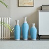 Floor Standing Vases Set of 3, PVC Decorative Floor Vase, 28/24/20 Inch Oversized Flower Vases for Fireplace Office, Hallway Corner Standing Vases - 3 of 4