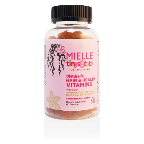 Organics Tinys&tots Children's Hair & Health Vitamin Gummies - Elderberry -  60ct : Target