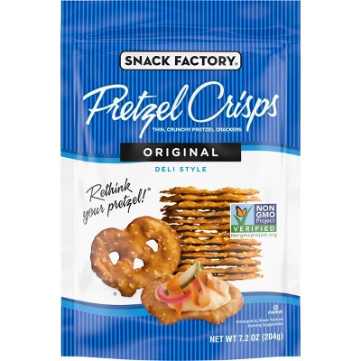 Snack Factory Original Pretzel Crisps - 7.2oz
