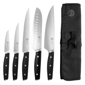 MasterChef 6pc Knife Set High Carbon Stainless Steel Knives Performance Collection: Stamped Cutlery, Polypropylene Handles - 1 of 4