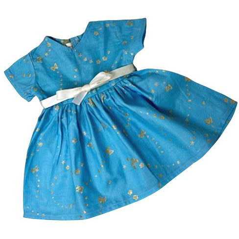 Doll Clothes Superstore Stuffed Animals Blue Dress Doll Clothes : Target