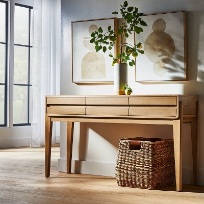 With Storage Console Sofa Entryway, Wooden Console Table With Storage