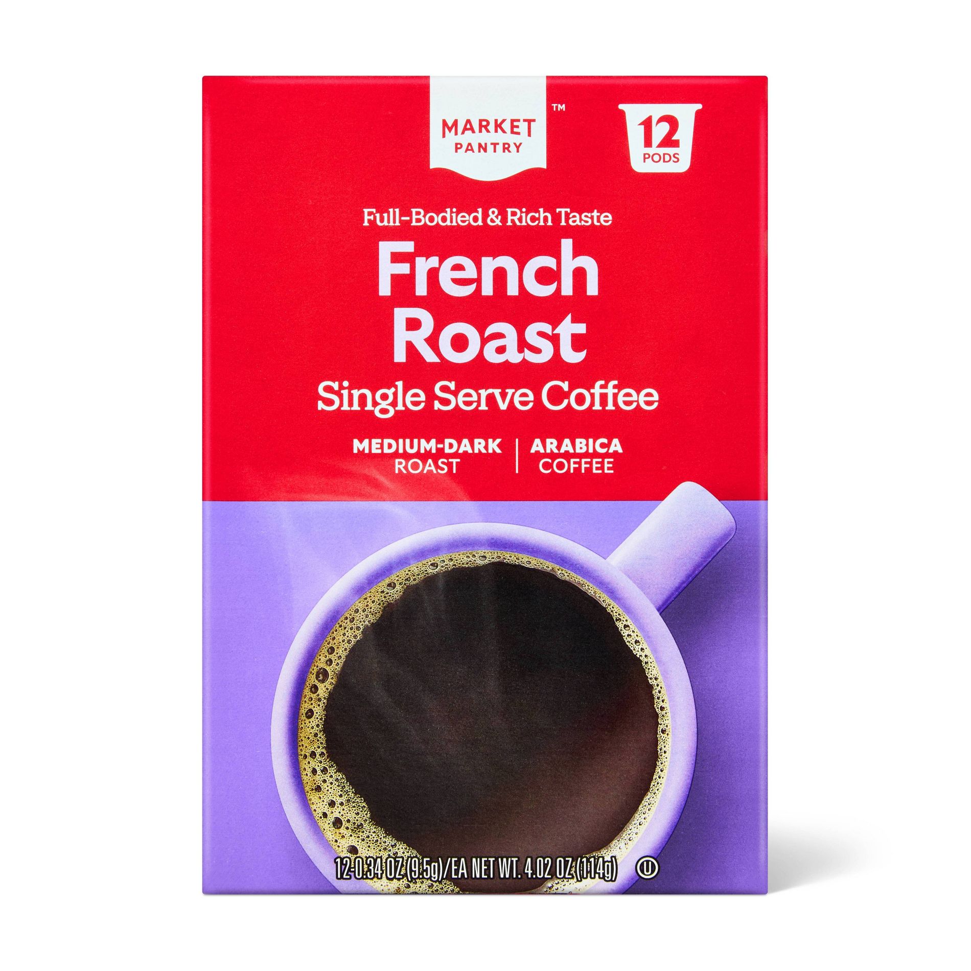 French Roast Single Serve Dark Roast Coffee - Market Pantry™