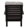 Courtyard Casual Madison Club Chair  Alum frame in powder coating Performatex Fabric Cushions - 4 of 4
