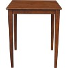 International Concepts Solid Wood Top Table - 3 of 4